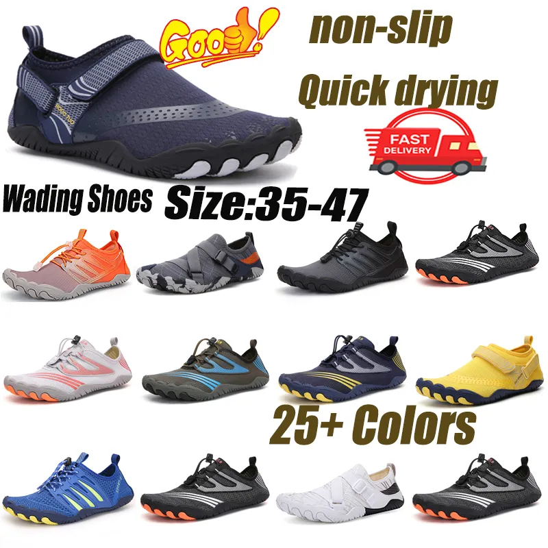 Summer Swimming Water Shoes Men Women Elastic Quick Dry Aqua Shoes Unisex Outdoor Beach Barefoot Slippers outdoor shoes size 35-47