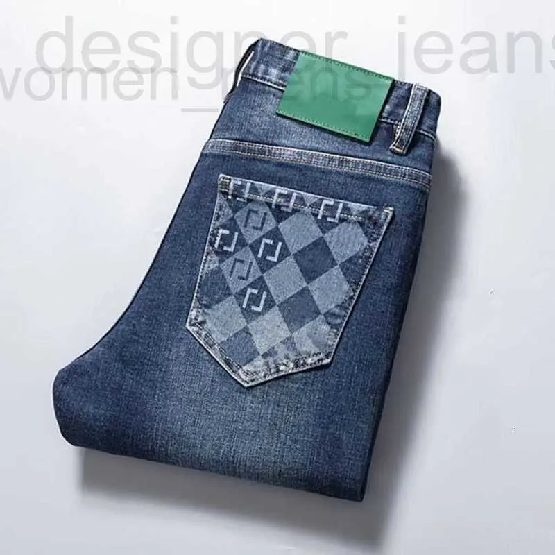 Herr jeans designer designer klassiska mäns jeans vaqueros ariat mode denim blå smala byxor stretcasual zqo2 hiu5