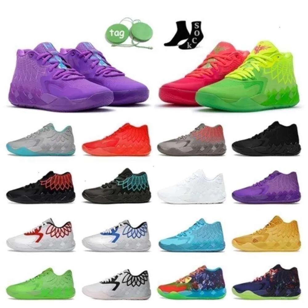 Ball Lamelo Buty MB.01 lo męskie buty do koszykówki 1of1 miasto i morty rock ridge czerwony wybuch miasto galaxy unc irusidsentne marzenia trenerze sportowe trampki 36-46