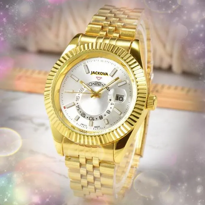 Premiumpris Populärt Mens Famous Dweller Design Watch Quartz Movement Man Time Clock Full Rostfritt stål Original CLASP Analog Casual Wristwatch Gifts