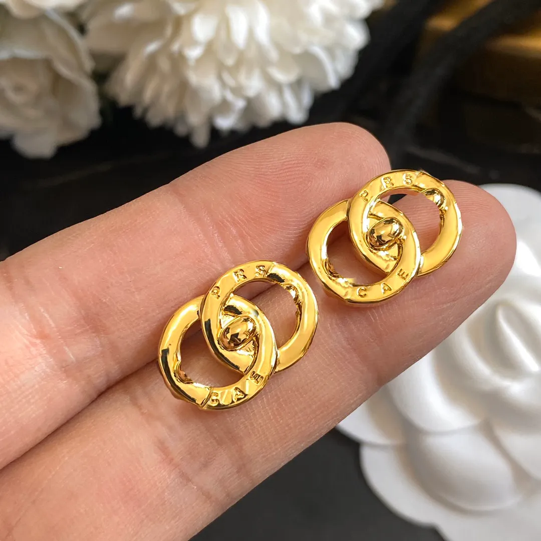 Earrings Designer Stud High Quality Love Women Jewelry Autumn Girls Charm Earrings Gold Plated Box Package Gift Earring