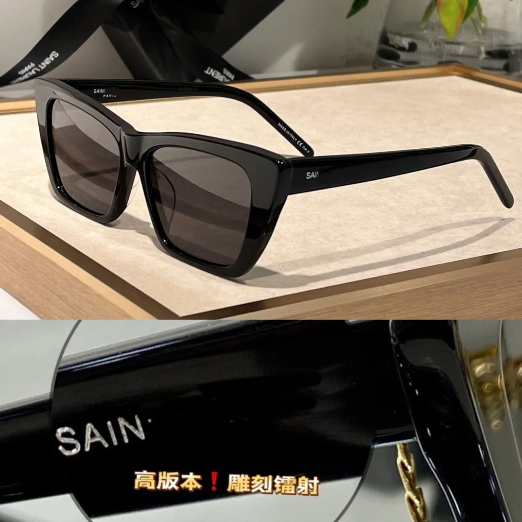 Versão superior sl276 óculos de sol clássico estilo olho de gato óculos de sol de luxo 2024 novo site oficial óculos de alta versão