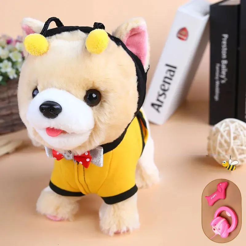 Chien Interactif électronique Pour Enfant - Marche, Aboie, Chante Avec Accessoires