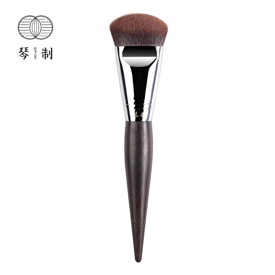 Borstar Qinzhi Professional Handmade Make Up Brush G018 Slant Foundation Blush Brush Soft Synthetic Fiber Makeup Brushes