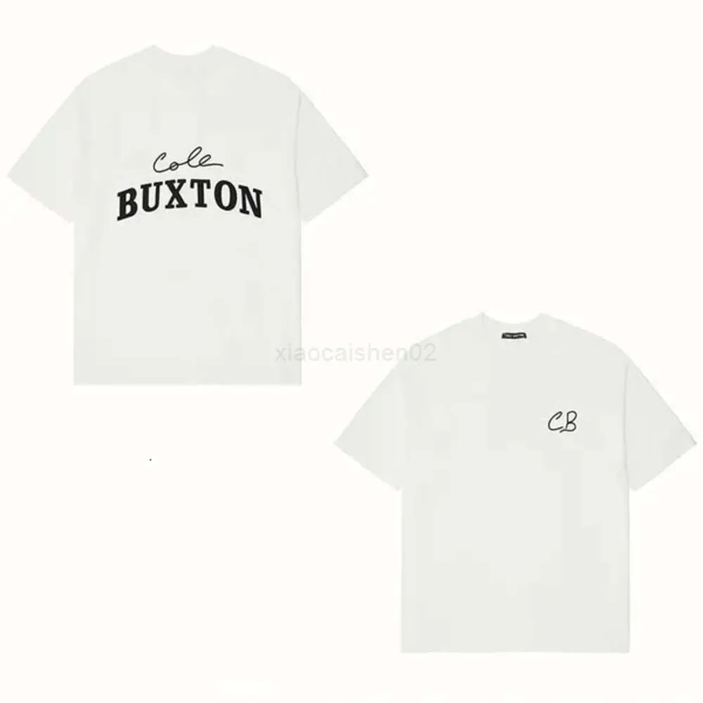 Herren T-Shirts Cole Buxton Sommer Frühling Lose Grün Grau Weiß Schwarz T-Shirt Männer Frauen Hohe Qualität Klassischer Slogan Print Top T-Shirt mit Tag 2ovvk
