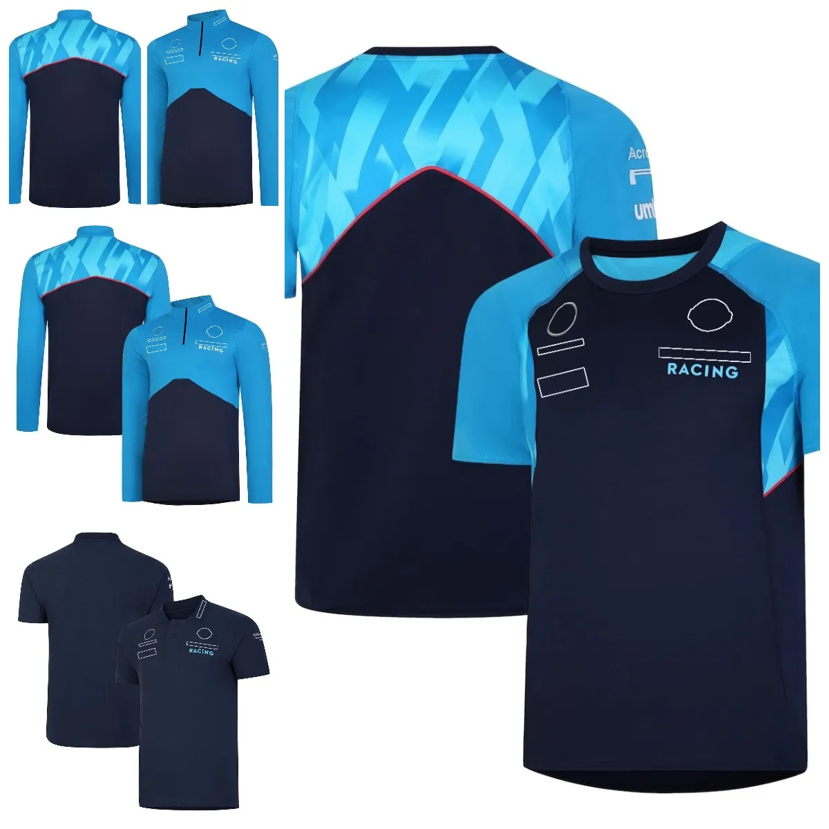 F1 Formel 1 Racing kläder 2024 Nya lagkläder Summer Leisure Sports Fans Shirt Plus Size Anpassad polo -skjorta