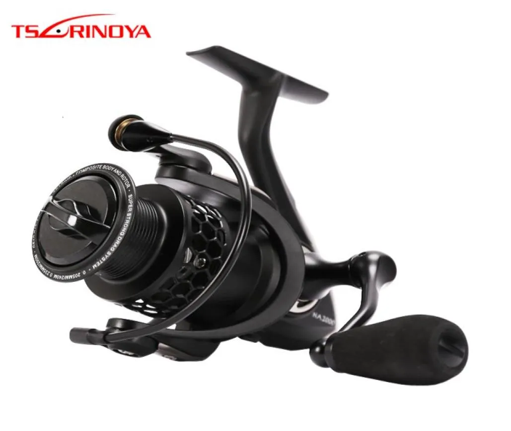 TSURINOYA NA 2000 3000 3000 4000 5000 9BB 521 Rapporto Grae Mulinelli da pesca in acqua salata Mulinello da pesca spinning leggero T1910155747798