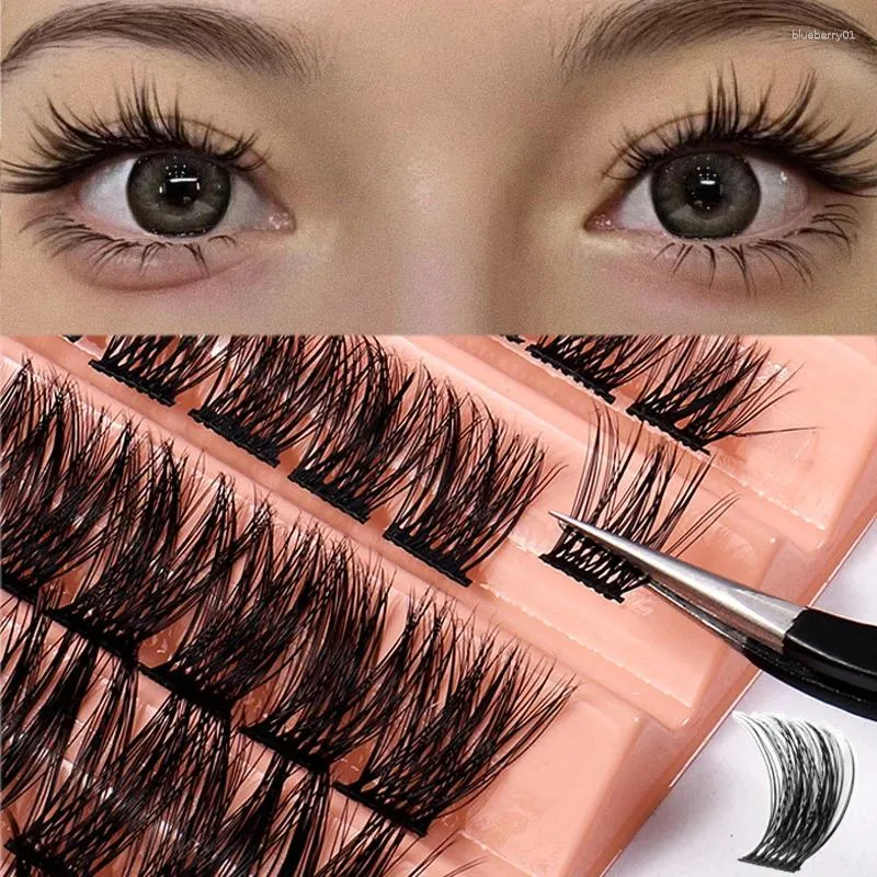 False Eyelashes Individual Cluster Little Devil Natural Bundle DIY Cosplay Makeup Wispy Reusable Lashes Soft Eyelash Extension