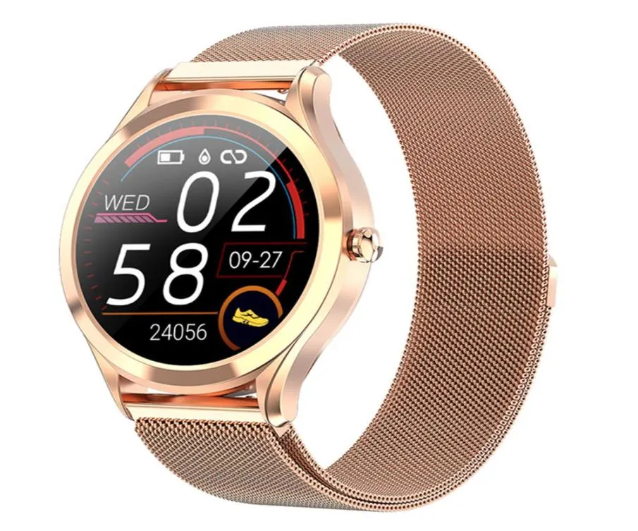 Nouveau MK10 montre intelligente hommes mode femmes montres de sport 128 pouces couleur écran tactile hommes Fitness surveillance de la santé Smartwatch3616655