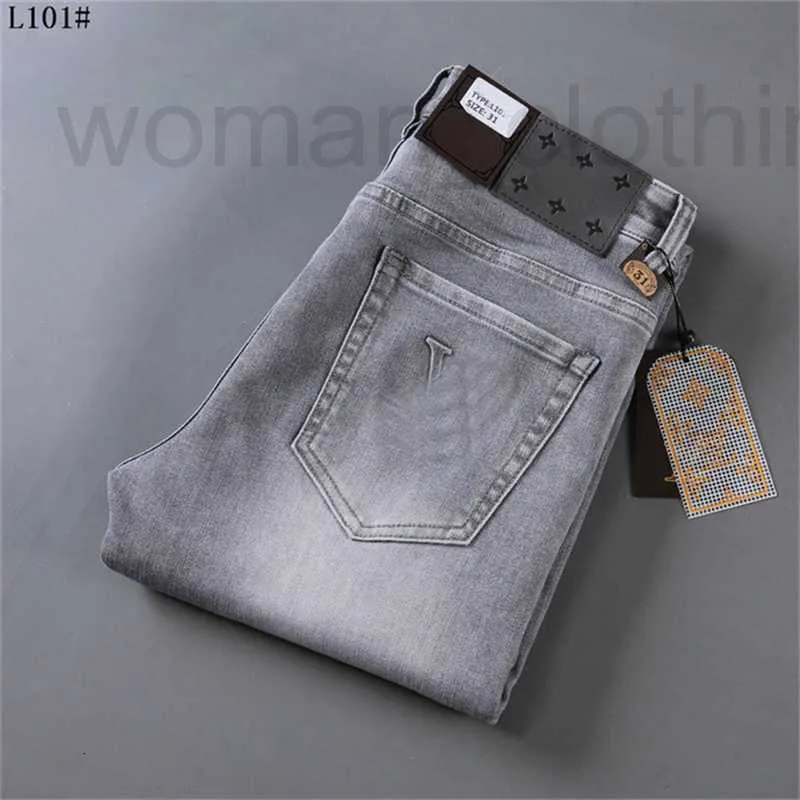 Men's Jeans Designer jeans mens pants linen pants Hip Hop Men Jeans Distressed Ripped Biker Slim Fit Motorcycle Denim For Men M-3XL VI3C