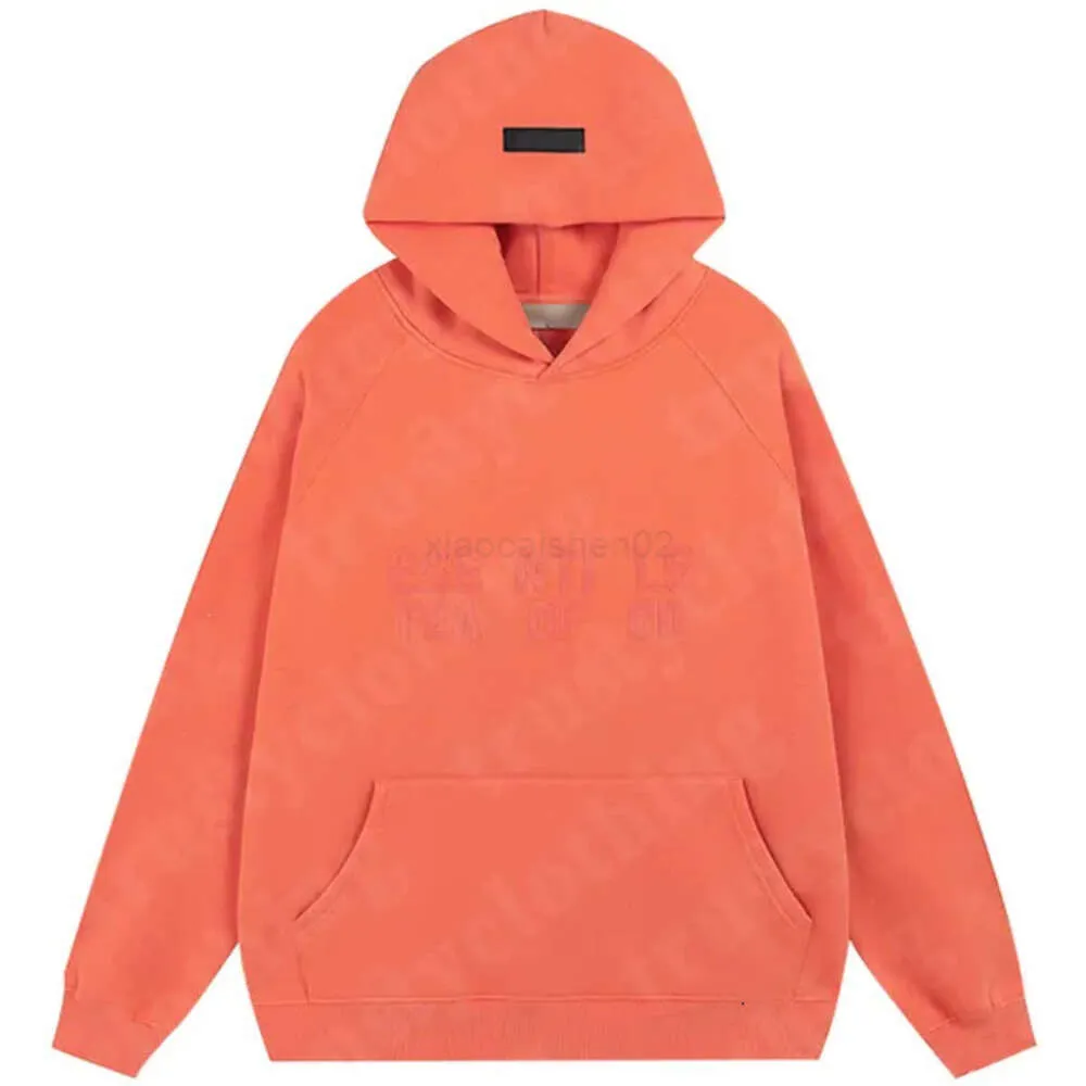 2024 Designer Essentialshoodie Ess Fog 1977 Felpa con cappuccio stampato Lettera Pullover Coppie Felpe Maglioni di alta qualità Hip Hop Essentialsfelpe con cappuccio 615bj