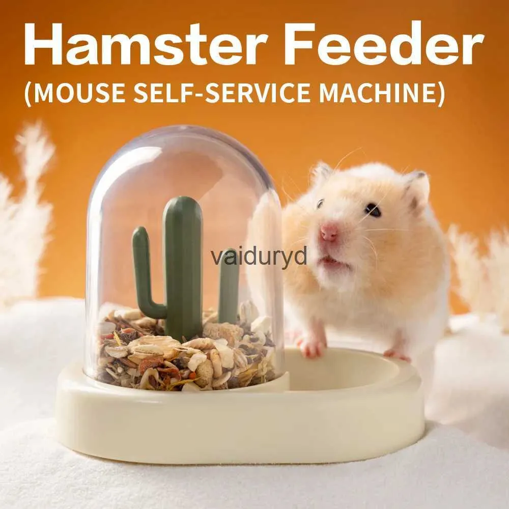 Fournitures pour petits animaux Distributeur de nourriture pour hamster Mangeoire automatique pour cochon d'Inde Bol de nourriture pour animaux de compagnie Lapin Hérisson Écureuil Machine d'alimentation Fournitures pour petits animauxvaiduryd