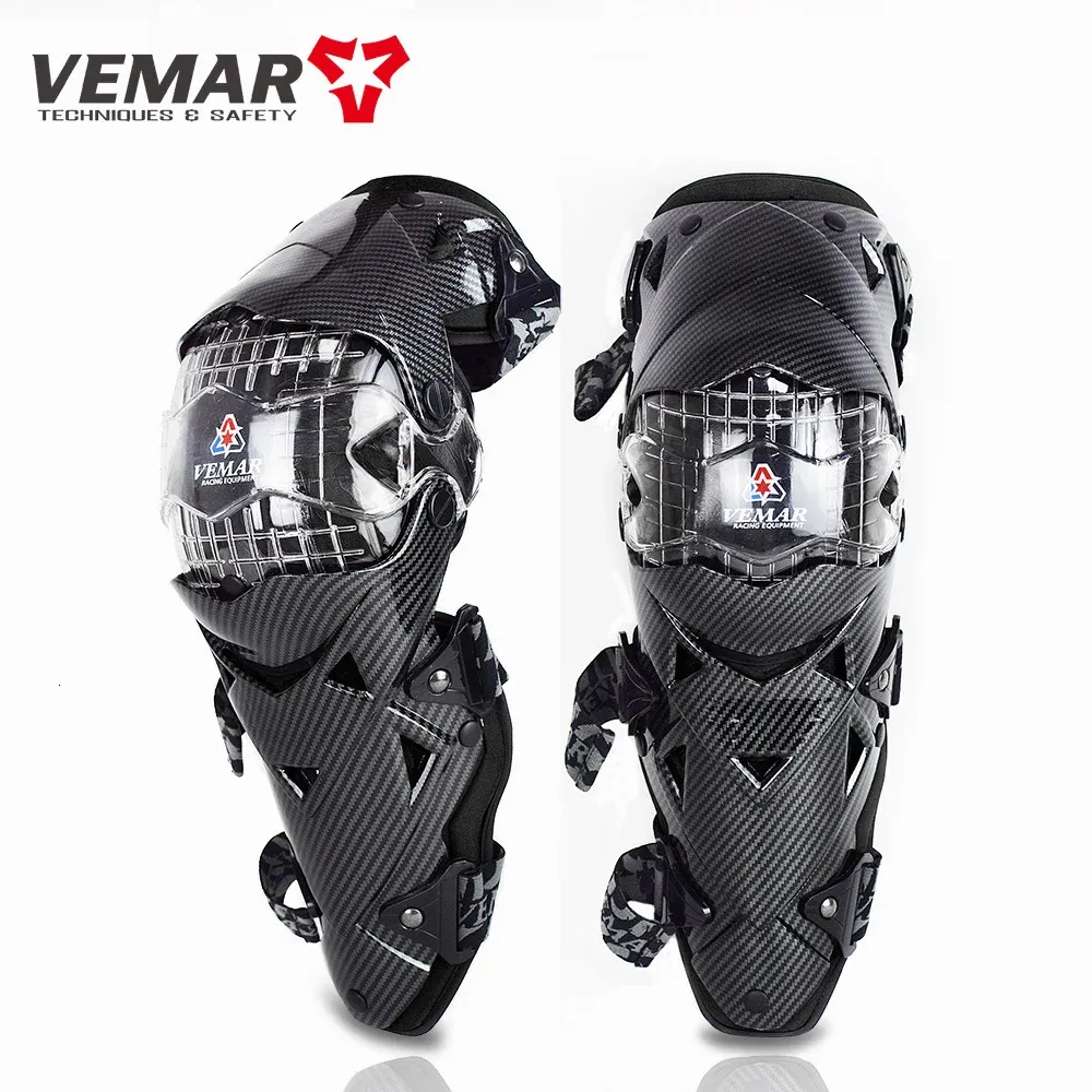 Genouillères de moto à coque rigide Équipement de protection pour hommes Genou Gurad Genouillère Protecteur Équipement Rodiller Équipement Motocross Racing Moto 240112