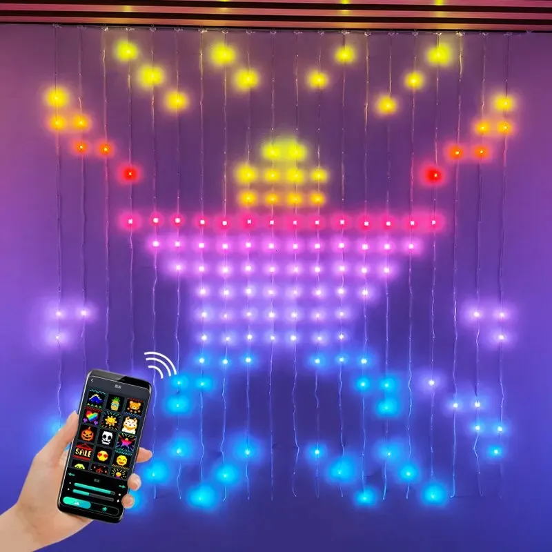 LED орієнтири String Lights: Smart Fairy Lights для Window Decor, DIY Programmable Patterns, Ideal For Christmas, Weddings, And Bedroom Ambiance From Zhong04, $93.77 | DHgate.Com