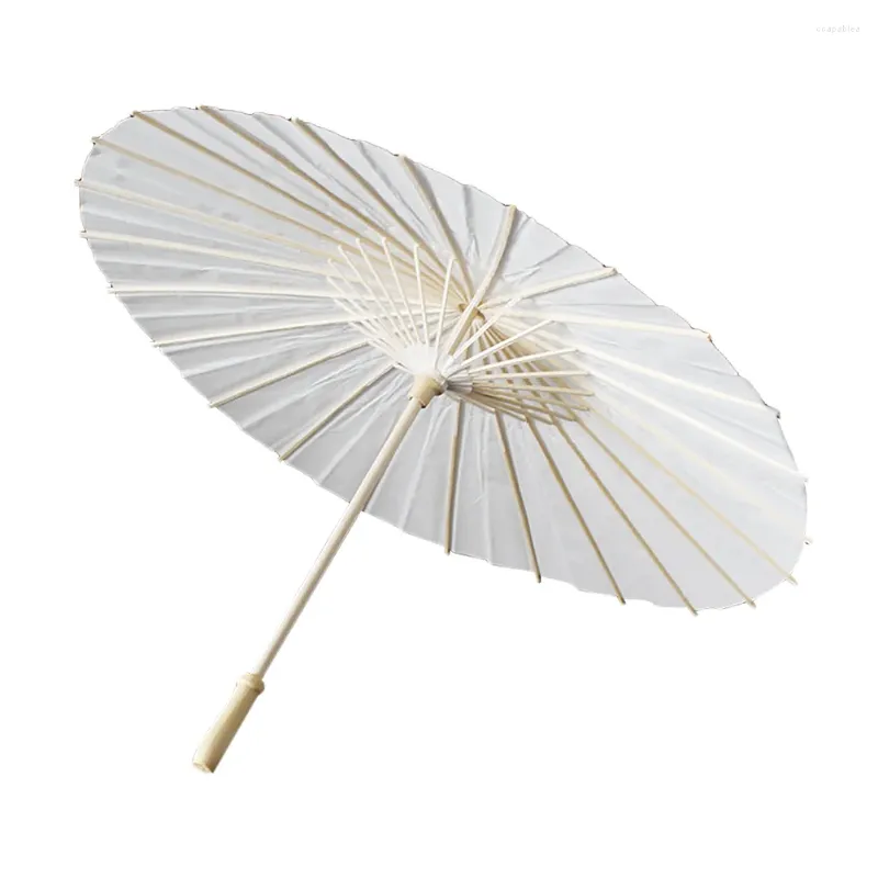 Umbrellas Paper Parasol Chinese Style White Painting Classic Dance For Crafts Po Props