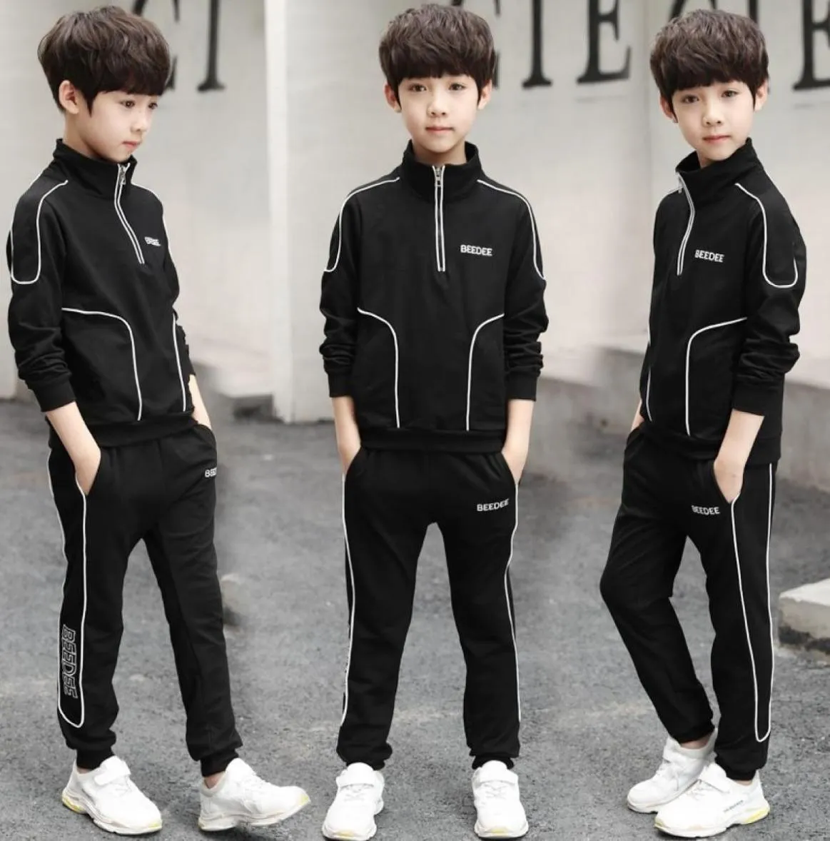 Boys clothes sets spring autumn kids fashion cotton coatpants 2pcs tracksuits for baby boys children casual jogging suits T2007186001430