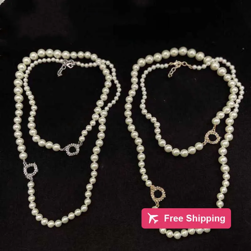 Collane di perline Nuova collana di perle Catena per amante della donna Bracciale Moda Fornitura di gioielli con personalità selvaggia H2DW