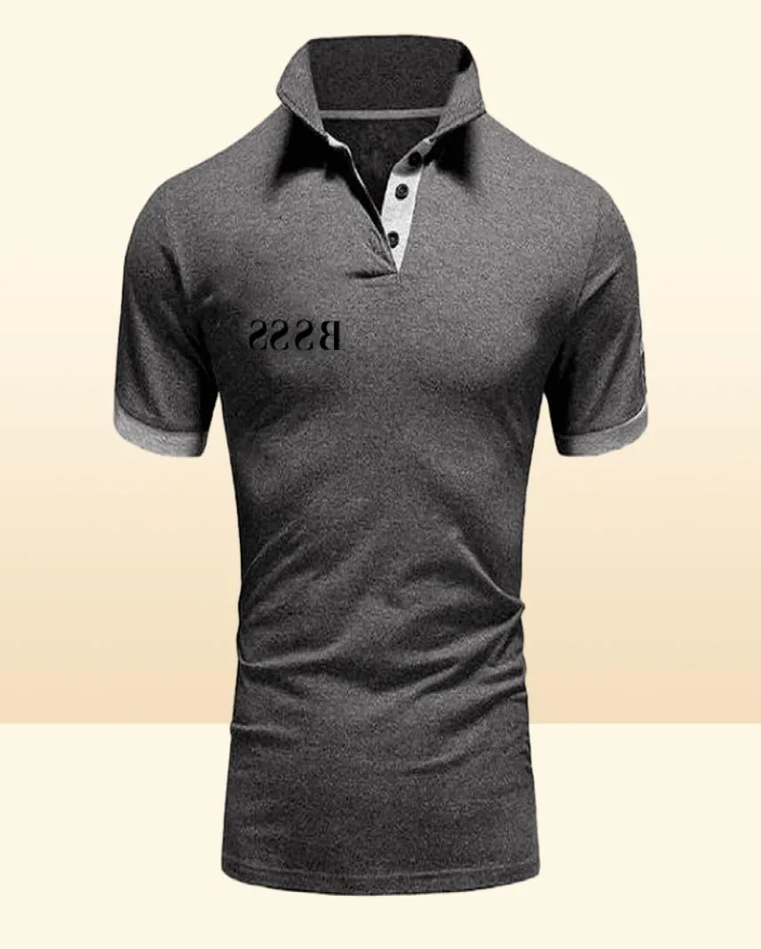 Prawidłowy styl projektanci Ubrania Men039s TEES Polos Shirt 2022 MAKE MARKI BOS Summer Business Casual Sports Tshirt Runn6512841