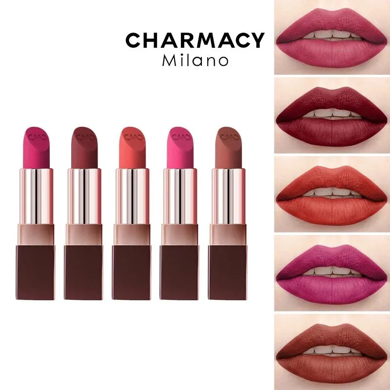 Sets Chary 5 Stück mehrere Lippenstifte 15 Farben wasserdicht langlebig Lippenstift matt Veet Lippenstifte Lippen Make-up Schönheit Kosmetik