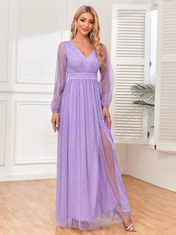 slim fit dress slacks Ladivine Oc021 Long Prom Dress main image 0