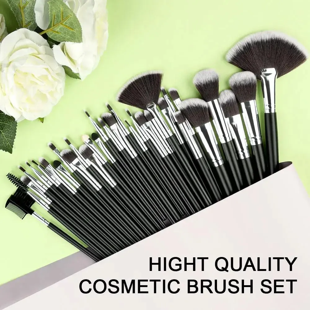 Brosses OMGD 13PCS32PCS MALUP BROSTES SET COSMETICT MAQUEUR POUR FACE MAQUE UP UP TOLLES FEMMES DE BEAUTÉE BEAUTURE Fondation Blushadow