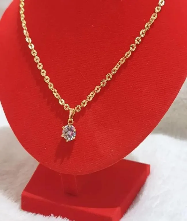 Colar de zircão feminino coreano ins clavícula corrente vento frio singledriled garra diamante incrustado corrente titânio aço 18k ouro necklac9435962