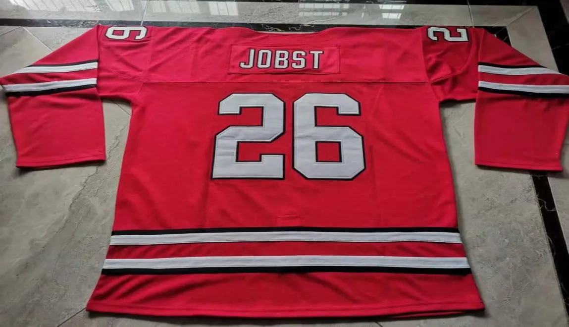 Customs 009 Jeunes femmes Hommes HOCKEY Ohio State Buckeyes Mason Jobst Hockey Jersey Taille S5XL ou personnalisé n'importe quel nom orr number7953875