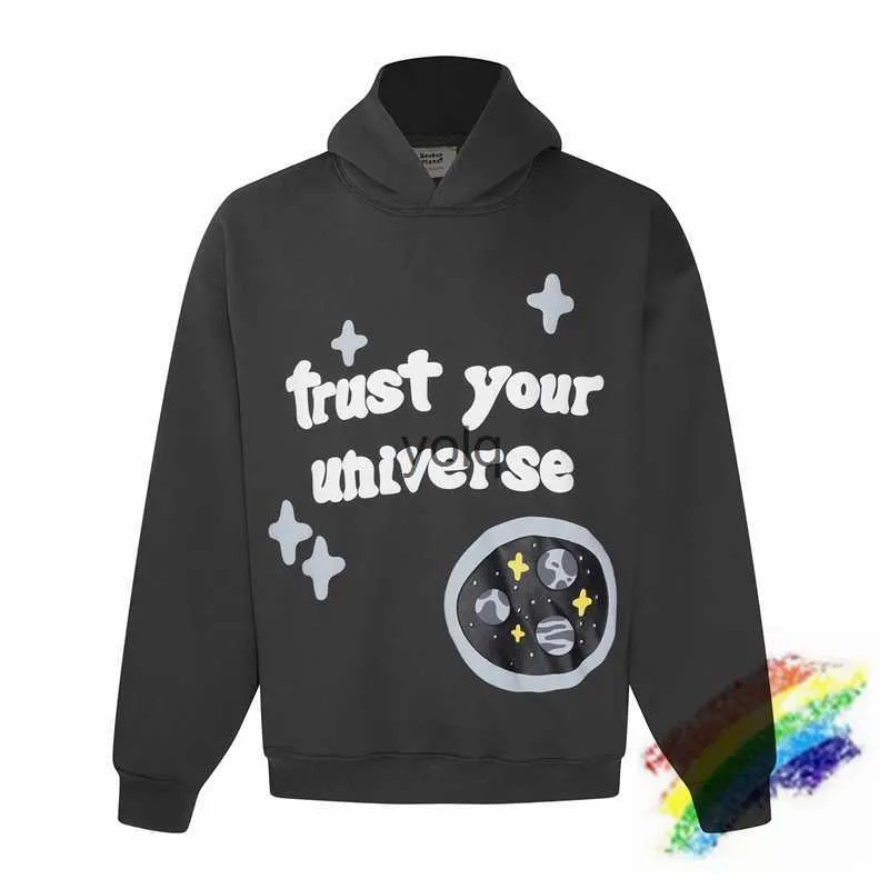 Men's Hoodies Sweatshirts Men's Polos Pu Print Trust Your Universe BROKEN PLANET Hoodie Men Women B Quality Oversize Casual Pullovers Hoodedyolq