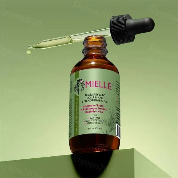 Mielle Organics Champú Fortalecedor De Menta Y Romero Difeel Romero Y