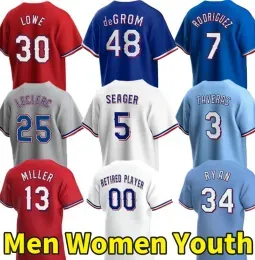 Custom Texas''Rangers''Baseball Jersey Men Women Youth Marcus Semien Nathaniel Lowe Jonah Heim Nathan Eovaldi Taveras