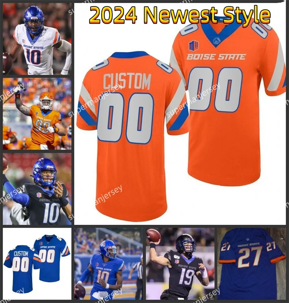 Boise State Football Jersey NCAA College Leighton Vander Esch CT Thomas Chase Cord Lui Rypien Modster John Bates Riley Whimpey Shane Irwin 2024