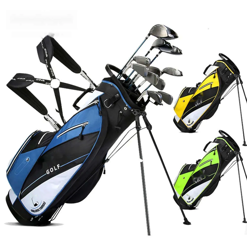 Golf Bags Women Bracket Gun Stand 14 Sockets Waterproof Nylon Men Caddy Cart Tripod Rack Stuff Qb026 230616