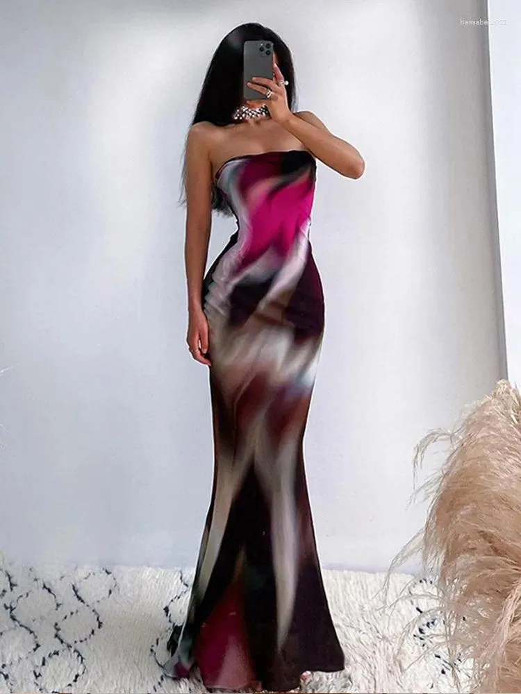 bodycon holiday party dress WEDTREND Women Simple Strapless Holiday Party Dress With Slit White Sheath  Asymmetrical Long Engagement Dress main image 0