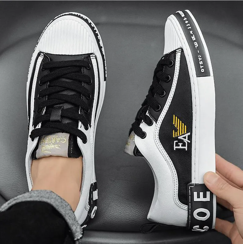 Mode Schuhe Männer Luxus Marke Schwarz Turnschuhe Tennis Weibliche Sport Sneaker Streetwear Skateboard Schuhe