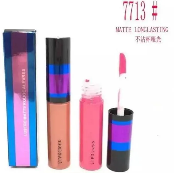 NOVA boa qualidade Menor Best-Seller boa venda MATTE LONGLASTING LIP GLOSS (15 pçs/lote) LL