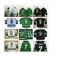 Mens Vintage North Dakota Fighting Sioux College Hockey Jerseys 9 Jonathan Toews 11 Zach Parise 7 TJ Oshie University Stitched Jer2336