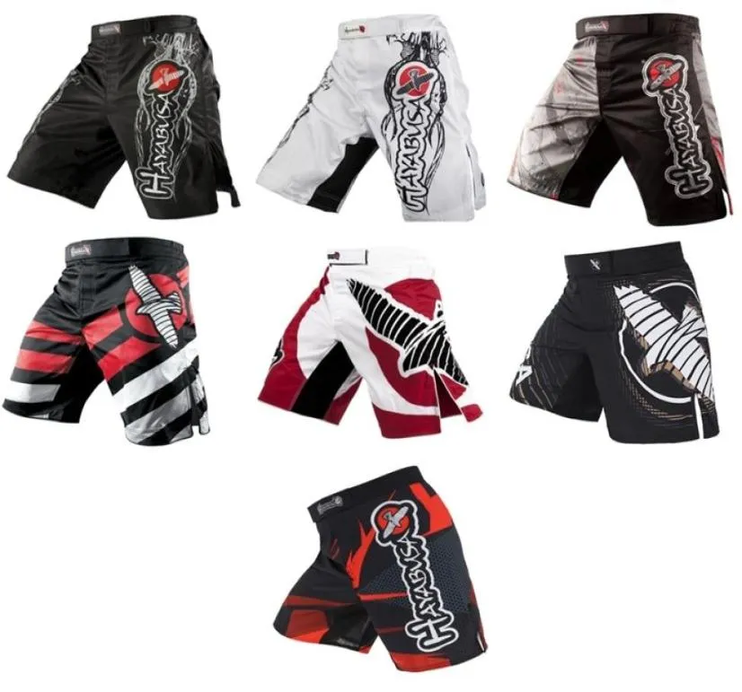 Mma preto grande pássaro respirável treinamento de fitness tigre muay thai mma boxe roupas shorts sanda boxe roupas mma calças 2206109089696