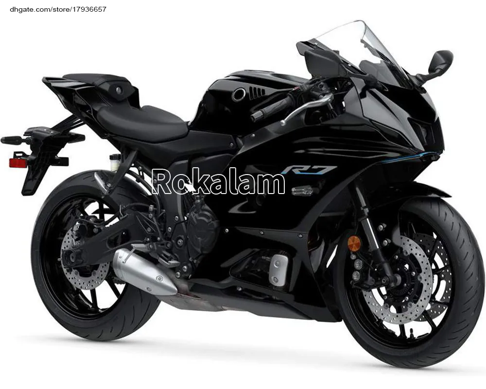 Body Kit YZF R7 22 23 Für YZF-R7 2022 2023 YZFR7 Gloss Black Aftermarket Sportbike Verkleidung Kit Spritzguss