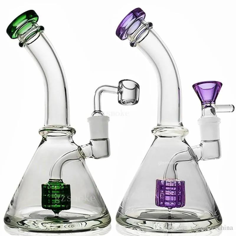 Recycler Oil Rigs Matrix Perc Hookahs Glass Water Bongs Smoke Pipe Dab Bong ROTO Glass Smoke Water Pipes