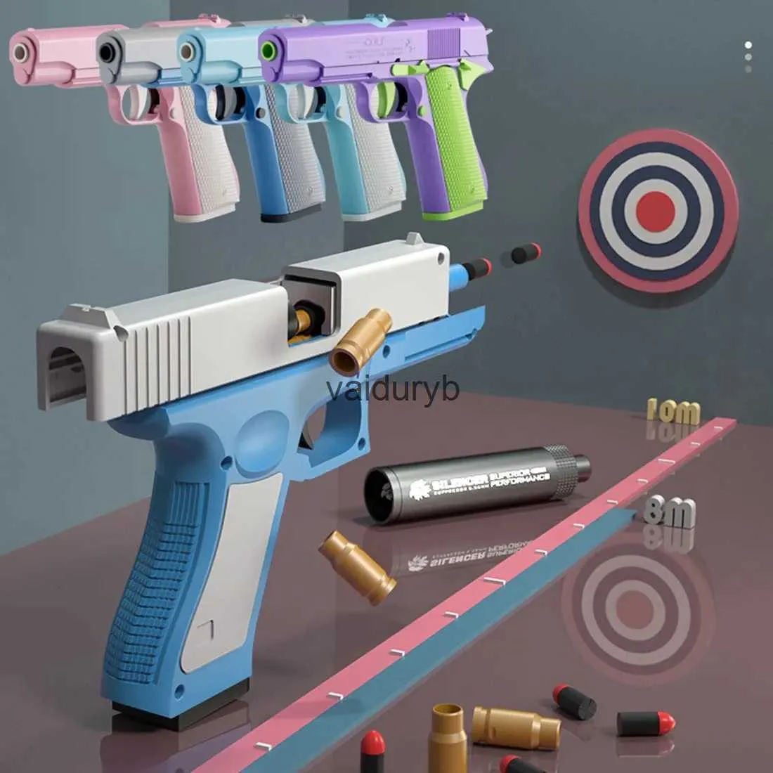 Piaska gra Water Fun Model Gravity Prosty Jump Toy 3D Printed Pistolet Nieprzewodzący Cub Rzodkiejny nóż Kids Stress Zabawa