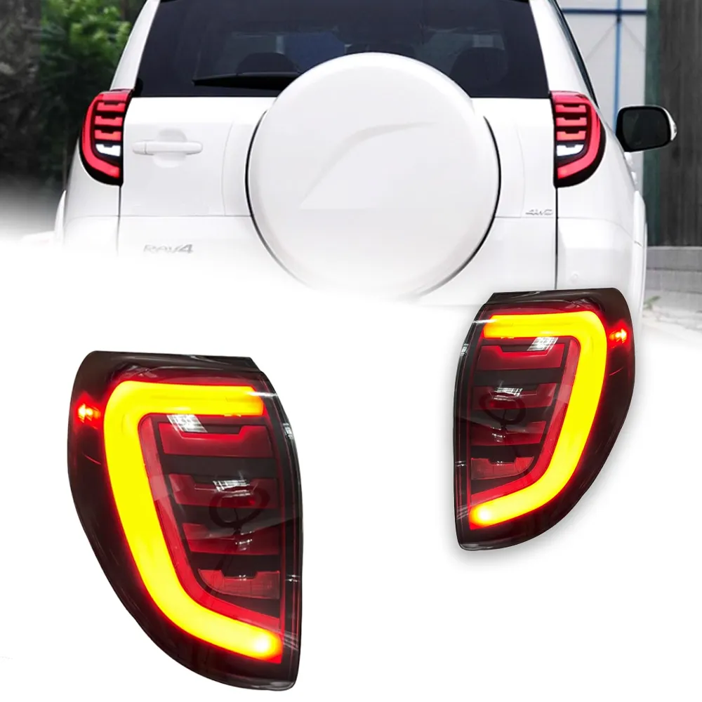 Auto Taillight Assembly Upgrade for Toyota RAV4 Car Assembly 2009-2012 LED Driving Turn Signal Rear Lamps