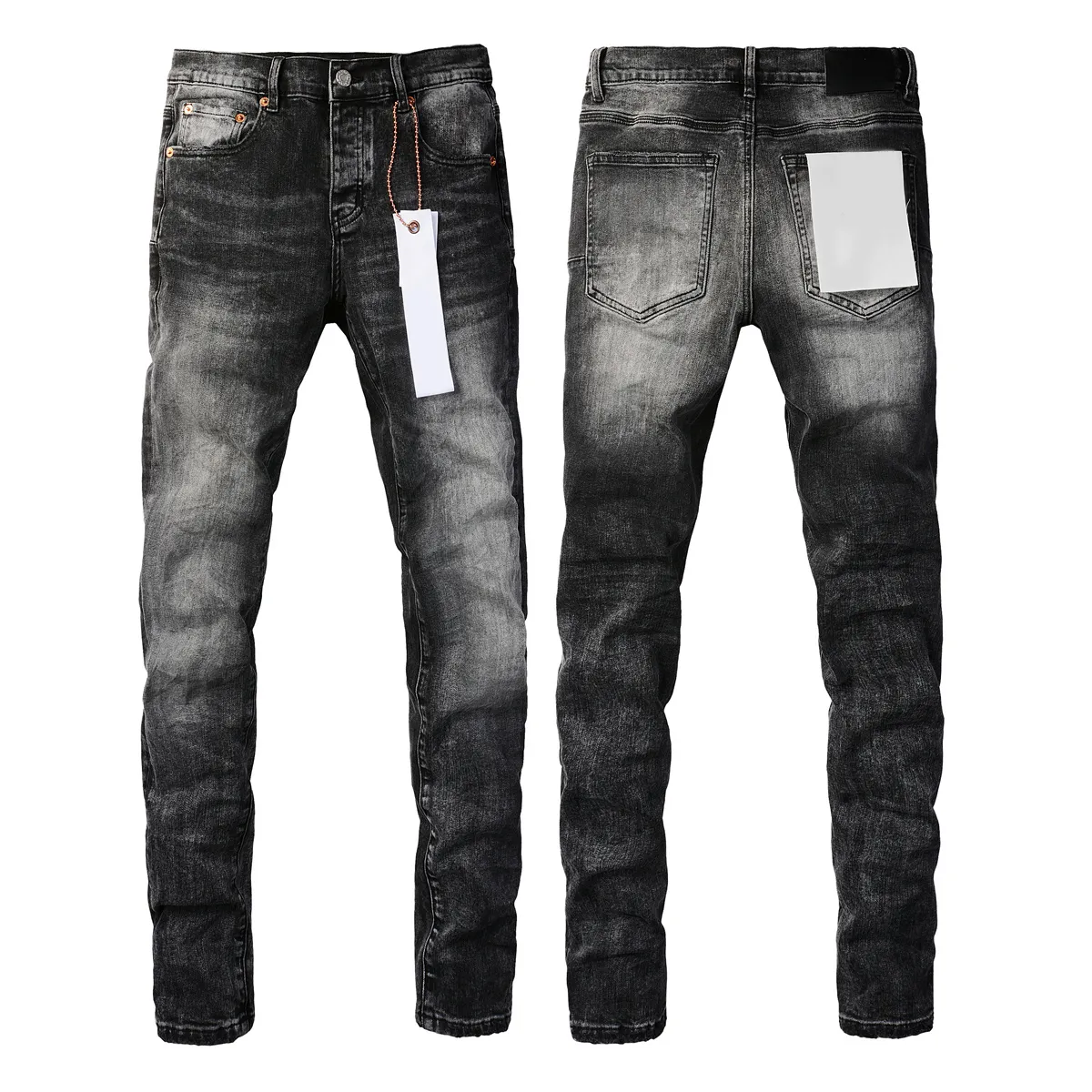 High End Purple Designer Jeans For Men Retro Streetwear Denim Jeans ...