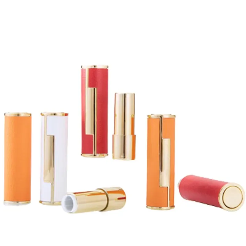 Packing Empty Bottle 12.1mm Lipstick Tube DIY High-Grade Cortical air Traffic Control Press Tube Portable Refillable Cosmetic Packaging Container