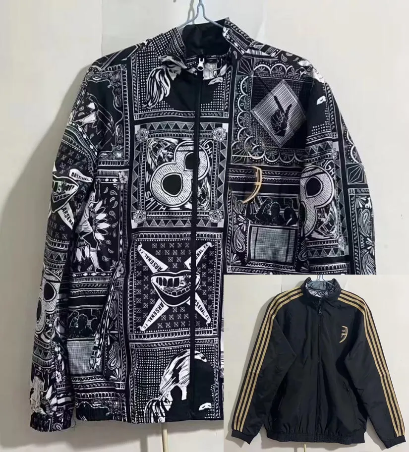 Arsenal ARS Special Soccer Reversible Jacket Jersey Ian Wright