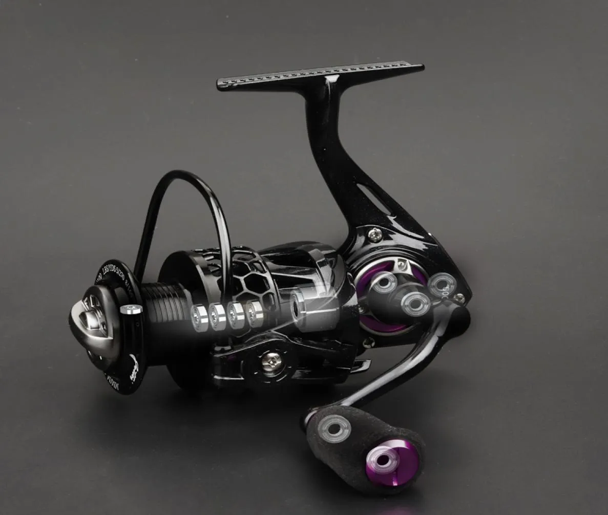 Spinning Reel Spoelen Glad 521 Overbrengingsverhouding 101BB Zoetwater Karpervissen Wiel Vistuig8434326