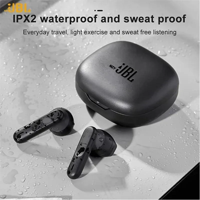 Casque d'origine Mzyjbl WAVE300 True Wireless Bluetooth Earphone Touch Control Game Casque Builtin Mic Mic Bruit Annuling Sports Earbuds