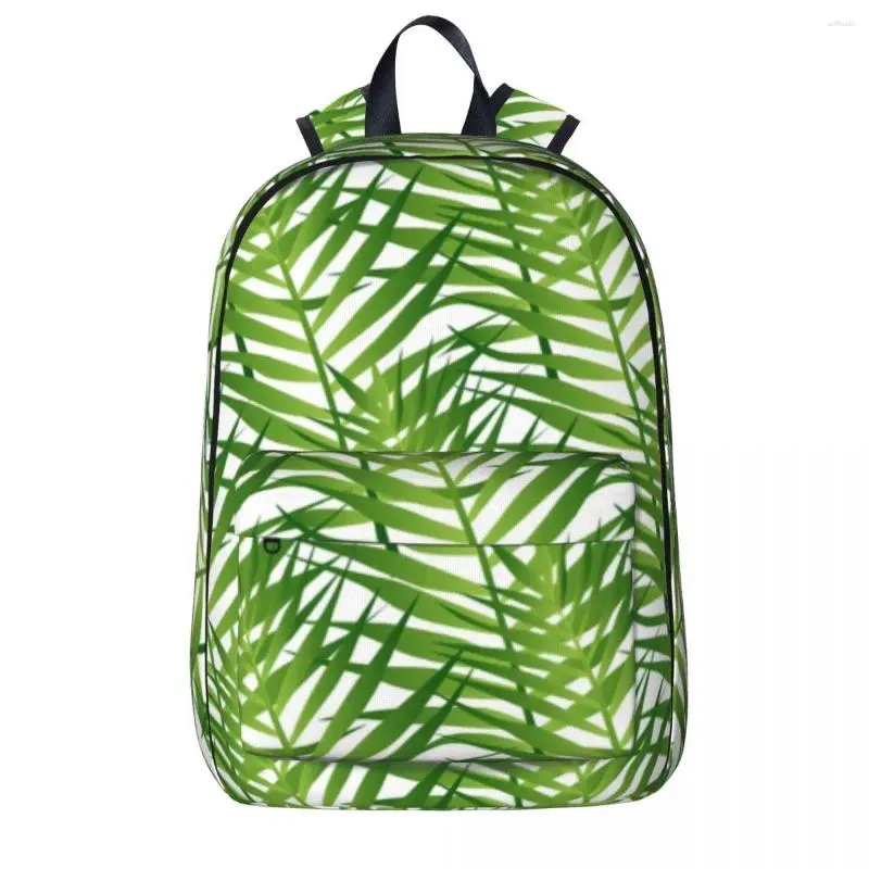 Rugzak Groene Plant Bladeren Fronds Wandelrugzakken Jeugd Kawaii Schooltassen Design Print Rugzak