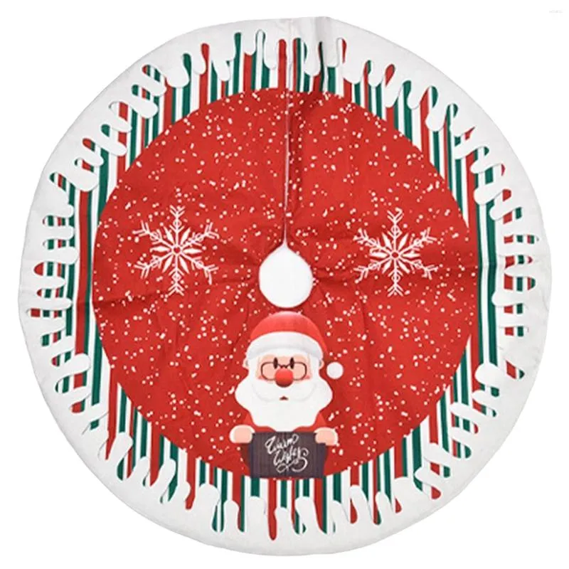 Weihnachtsdekorationen, Baumteppich, 77,9 cm, klassische Muster, Weihnachtskleid, Bodendekoration, Festival-Party-Ornament