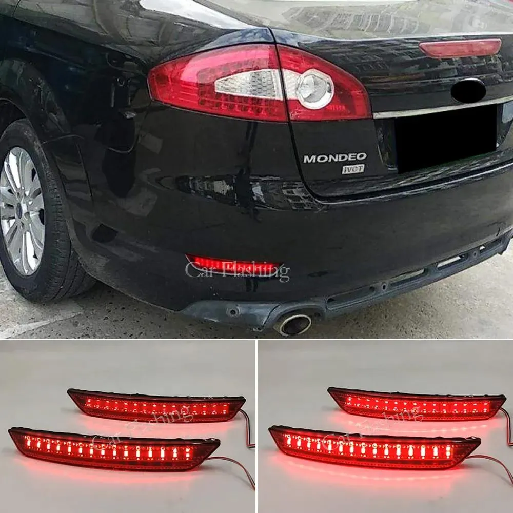 Feux 2 pièces pour Ford Mondeo berline 2007 2008 2009 2010 LED pare-chocs arrière réflecteur feu stop feu antibrouillard