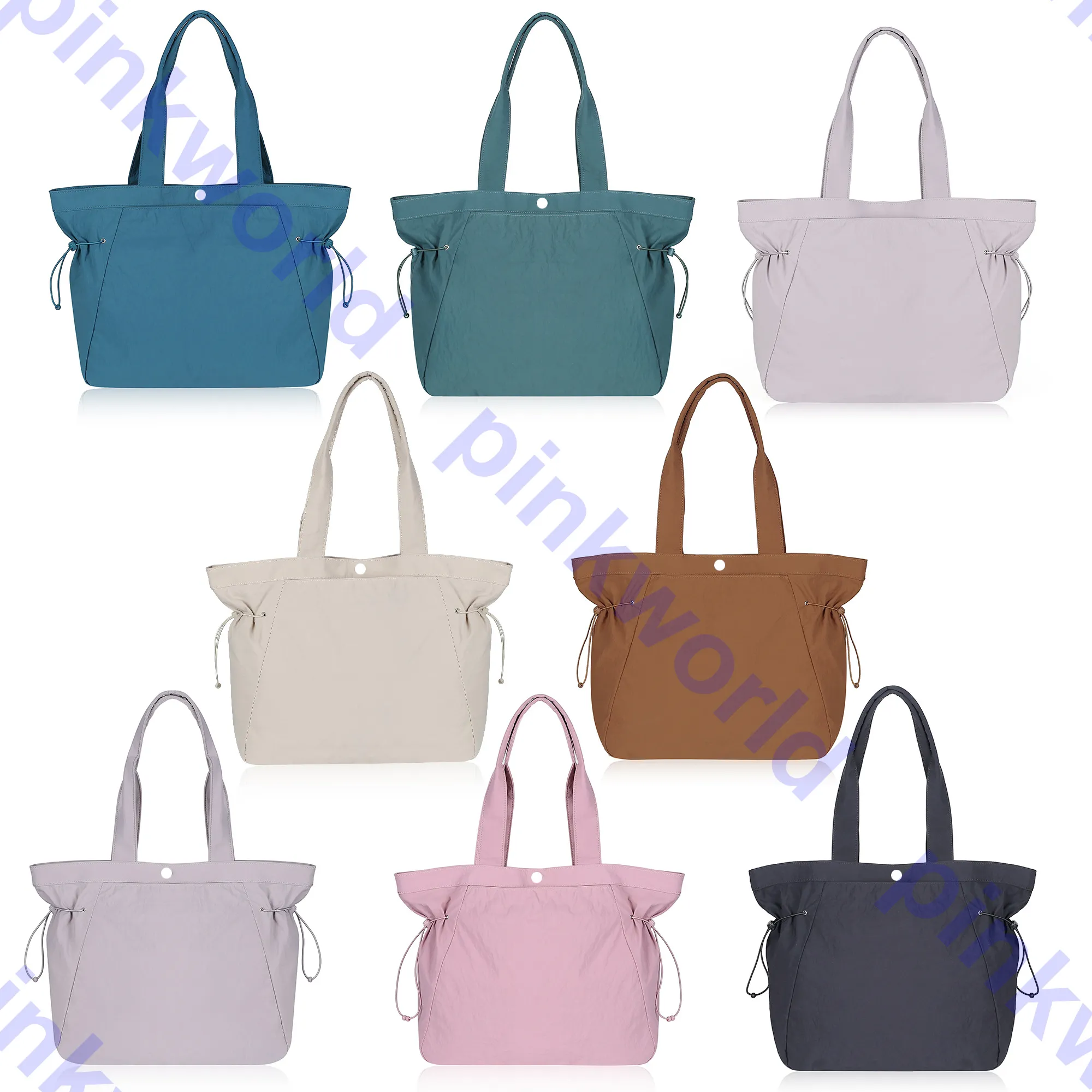 Lu Side Cinch Shopper Bag 18Lハンドバッグスタッフ袋大容量多機能フィットネスベルト